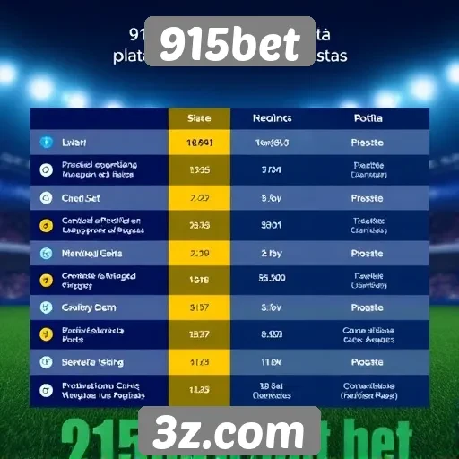 Diferenciais da plataforma 915bet em comparação com concorrentes