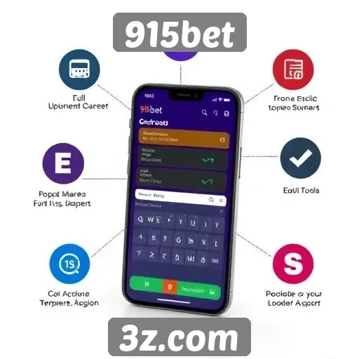 Exploração das funcionalidades do aplicativo móvel da 915bet